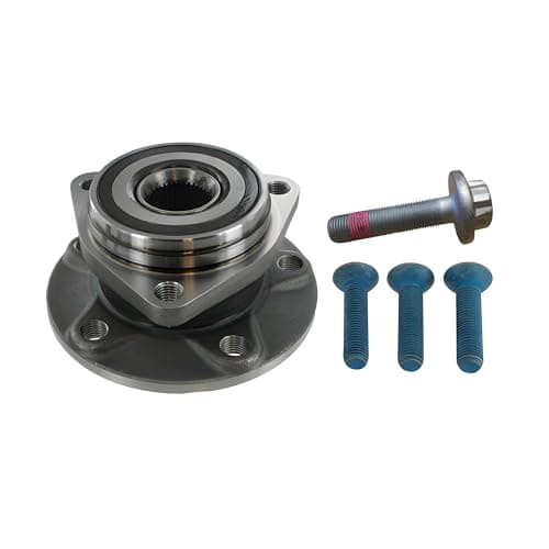 Image of SKF Wheel Bearing Kit With Integrated ABS Sensor VKBA 7011 Position Front Axle Height 103 mm Length 151 mm Width 154 mm - OE Quality