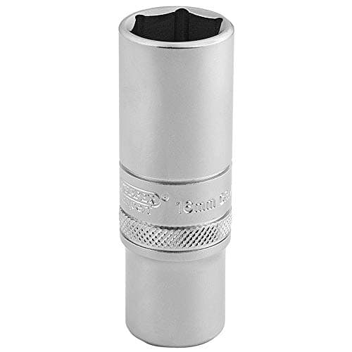 Image of Draper 16584 Metric 3/8-Inch Square Drive Hi-Torq 6-Point Deep 16 mm Socket , Blue