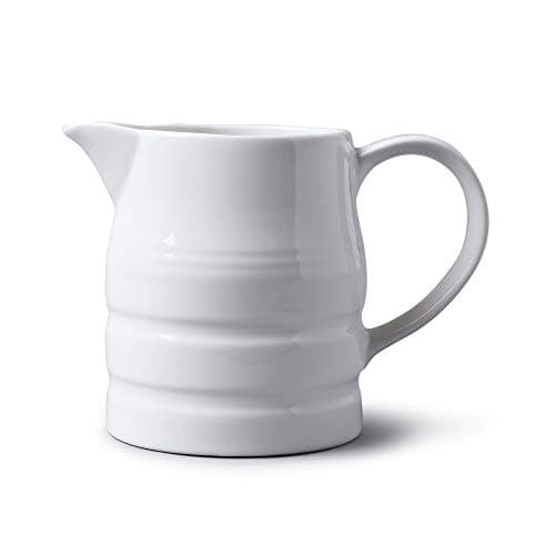 Image of WM Bartleet & Sons 1750 T37 Porcelain Traditional Churn Jug 2 Pints-White