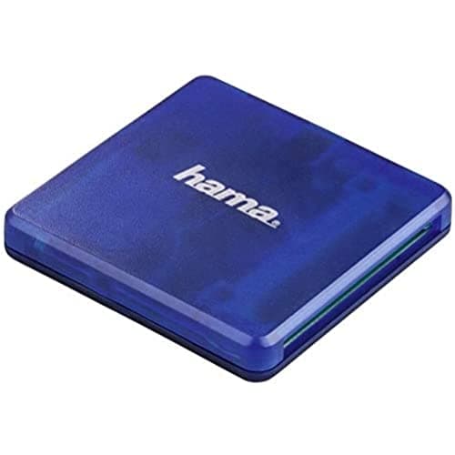 Image of Hama Multi-Card Reader USB-2.0, SD/microSD/CF, Blue
