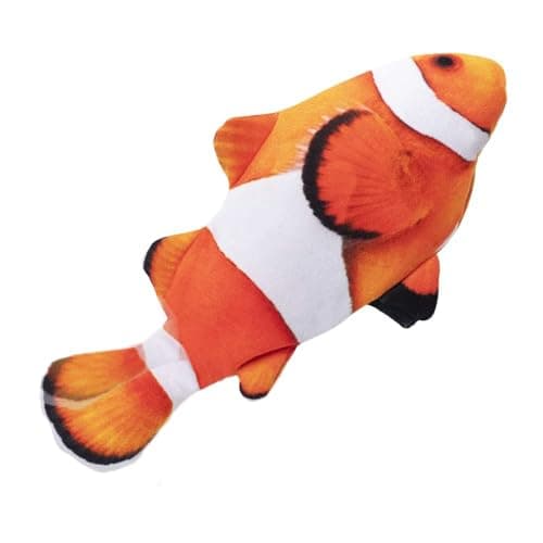 Image of Nepfaivy Floppy Fish Cat Toy - Cat Toys for Indoor Cats, 11" Interactive Catnip Toys for Cats, Realistic Plush Simulation Moving Fish Cat Toy, Washable, Perfect for Kittens to Bite, Chew and Kick