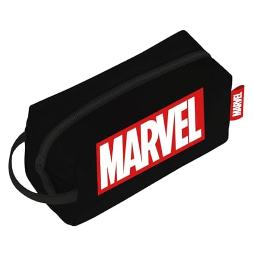 Image of ARDITEX, Batman Toiletry Bag for Kids, Toiletry Bag for Men, Batman Bag with Zipper, Waterproof, Ideal for Organizing Toiletries or Your Little Things, 100, beige, MARVEL, MARVEL