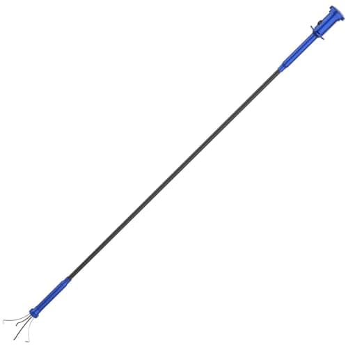 Image of Housolution Grabber Tool Magnetic Four-Claw Picker, Bendable Hose Reacher Pickup Sweeper with LED Lights, Flexible Long Handy Reaching Assist Tool for Litter Pick/Home Sink/Drain - Blue