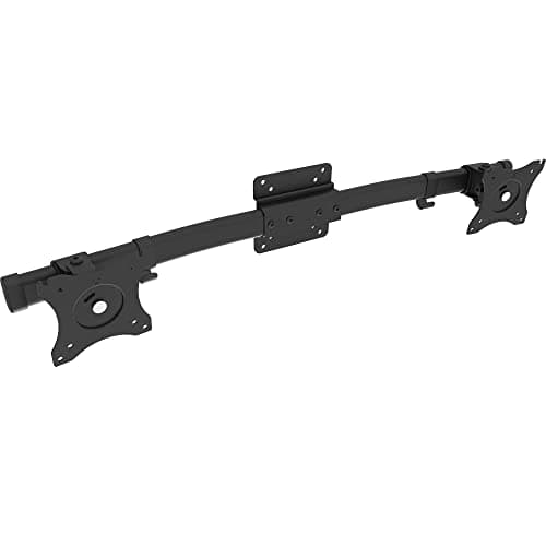 Image of VIVO Dual VESA Bracket Adapter, Horizontal Assembly Mount for 2 Monitor Screens up to 27 inches, MOUNT-VW02A
