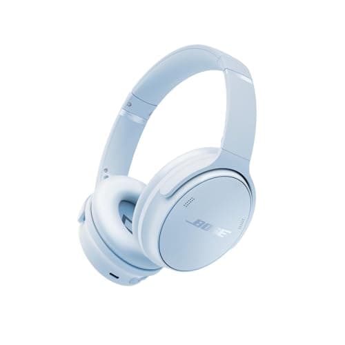 Image of Bose QuietComfort Wireless Noise Cancelling Headphones, Bluetooth Over Ear Headphones with Up To 24 Hours of Battery Life, Ice Blue - Limited Edition