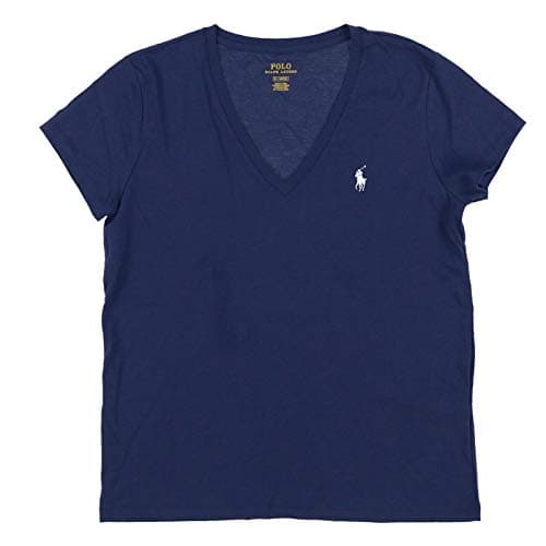 Image of Polo Ralph Lauren Womens Short Sleeve T-Shirt, Navy, M