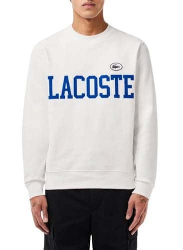 Image of Lacoste Mens Fleece Sweatshirt Flour L