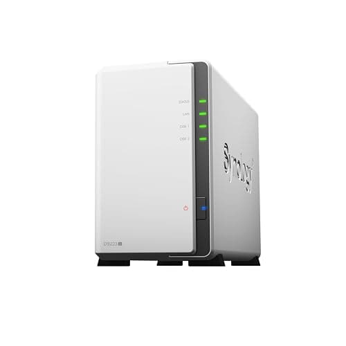 Image of Synology DiskStation DS223J Network Storage Drive (White)