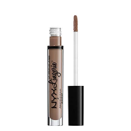 Image of NYX Professional Makeup Lip Lingerie Liquid Lipstick, Creamy and Matte Finish, Long Lasting, Vegan Formula, Shade: Delicate Lust