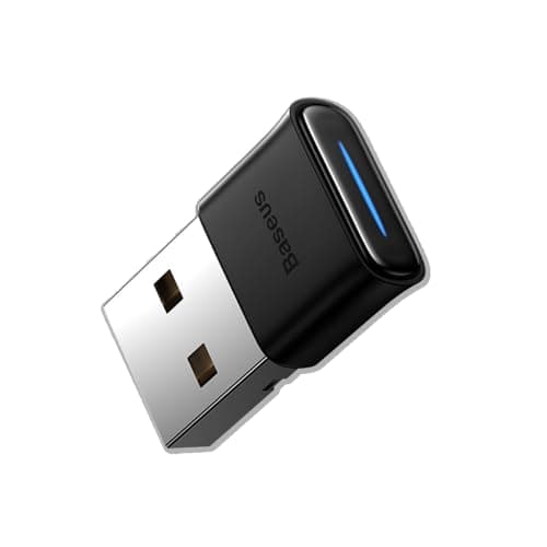 Image of Baseus BA04 Mini Bluetooth Adapter USB Receiver Bluetooth 5.0 Black