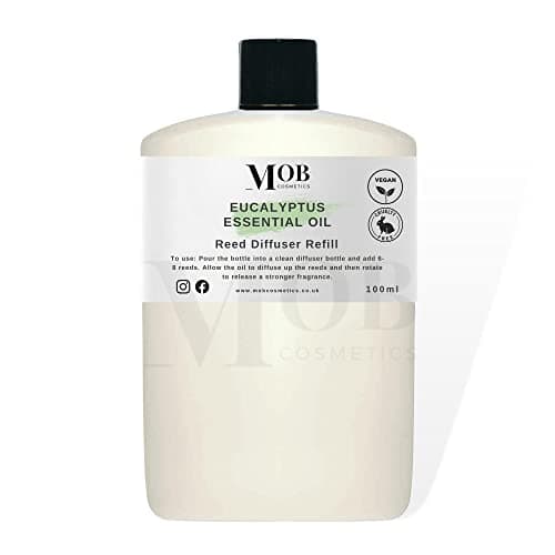 Image of Designer & Fine Fragrance Reed Diffuser Oil Refill 100ml - Highly Concentrated (Eucalyptus Essential Oil)