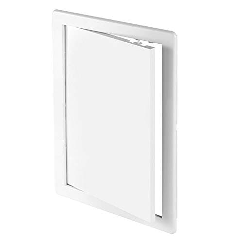 Image of White Access Panel, 100 mm x 150 mm Revision Door, Gas Water Electricity Service Inspection Hatch Cover, Tough and Durable ABS Plastic, Resistant to Chemical Agents and Temperature