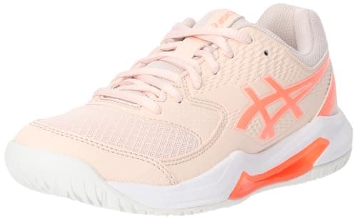 Image of ASICS 1042A237-700 Gel-Dedicate 8 Women Pearl Pink/Sun Coral UK 3.5