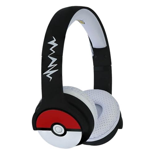 Image of OTL Bluetooth Wireless Junior Pokemon Headphones (Pokeball) /Headphones