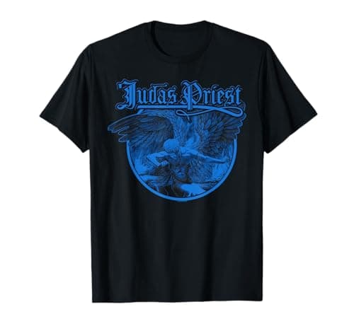 Image of Judas Priest Sad Wings Album Circle T-Shirt