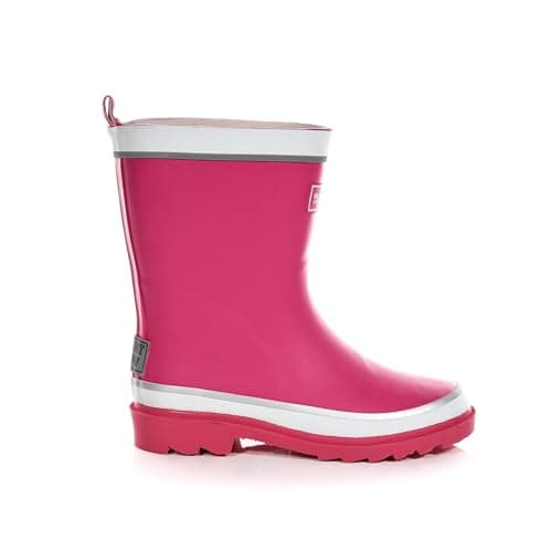 Image of Regatta Boot, Kids' Foxfire Reflective Wellies, Pink, 5