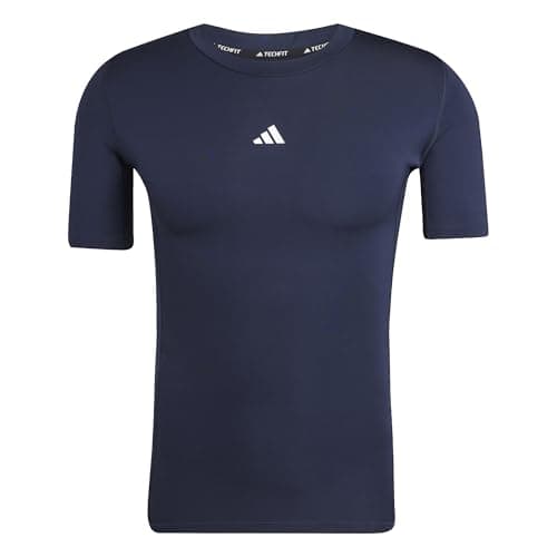 Image of adidas Men's Techfit Compression Training T-Shirt, Legend Ink, M