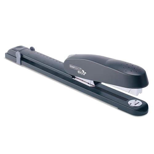 Image of Rapesco R79026A3 ECO 790 Heavy Duty Long Arm Stapler, 50 Sheet Capacity, Charcoal