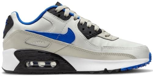 Image of Nike Air Max 90 LTR GS - White/Blue EU, blue, 6 UK
