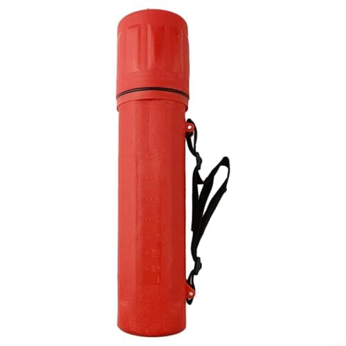 Image of Robust MMA Electrode Holder Storage Tube with Measuring Scale and Carry Strap Holds up to 4 5kg Protects Rods from Moisture
