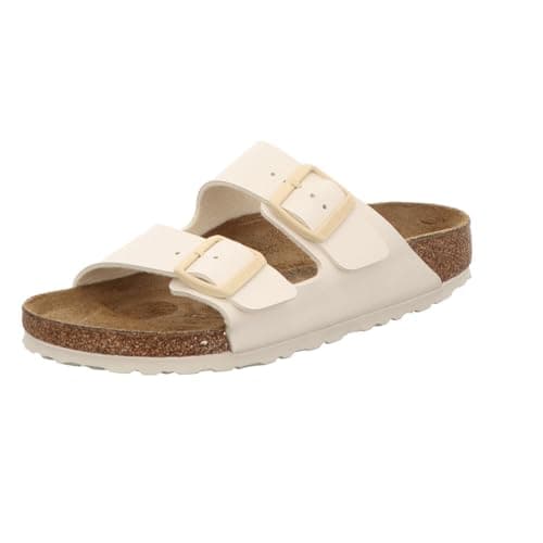 Image of Birkenstock Arizona Womens Flat Sandals Eggshell 5.5 UK