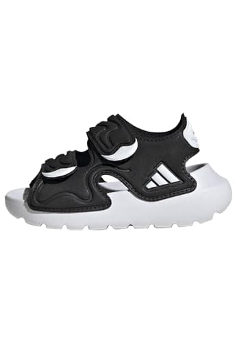 Image of adidas Unisex Baby ALTASWIM 3 SANDALS INFANTS, core black/ftwr white/core black, 4 UK Child