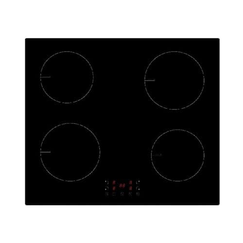 Image of Cookology Essentials AEIH60T 60cm Induction Hob - Electric Hob with 4 Zones - Front Touch Controls - 9 Power Levels - Timer - Heat Indicators - Child Safety Lock - Built-in Kitchen Hob - Black