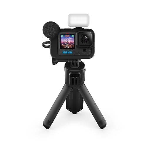 Image of GoPro HERO12 Black Creator Edition - Includes HERO12 Black, Volta (Battery Grip, Tripod, Remote), Media Mod, Light Mod, Enduro Battery, and Carrying Case
