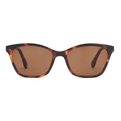 Image of OPULIZE KAT Sunglasses - Cat-Eye Frame - Brown Tortoiseshell - Men & Women - Spring Hinges - S59-2
