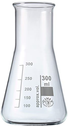 Image of NeoLab E-1070 Erlenmeyer Flasks Simax Wide-Necked 300 ml (Pack of 10)