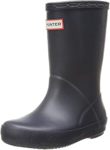 Image of Hunter Unisex Kids First Classic Wellington Boots, Blue (Navy), 8 Child UK ( 26 EU)