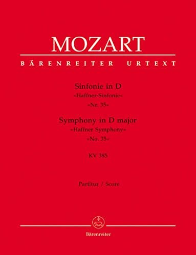 Image of Symphony No.35 in D major K.385 Haffner (Full Score)