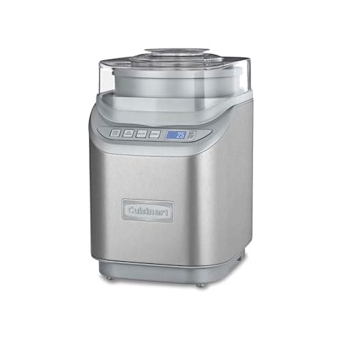 Image of Cuisinart Ice Cream Maker Machine, 2 Quart, Cool Creations Frozen Yogurt, Gelato, Sorbet Maker, LCD Screen and Timer, Stainless Steel, ICE-70P1
