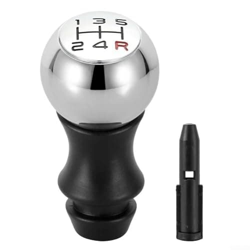Image of Zilimontt Gear Shift Knob, Manual Transmission Shifter Lever,5 Speed Gear Head Replacement, For 106 206 306 406 107 207 307 407 301 308 2008 3008 For C2 C3 For C4 Models(red)