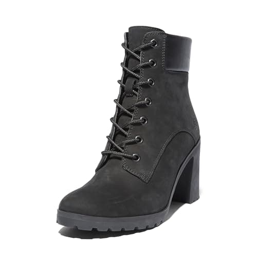 Image of Timberland Allington 6in Lace Up (wide Fit), Women’s High Boots, Black, UK (39.5 EU)
