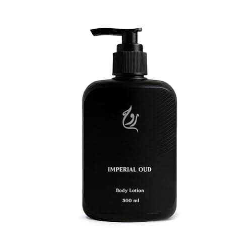 Image of ROUH Imperial Oud Body & Hand Lotion 300ml – Luxury Unisex Moisturising Cream with Amber Notes – Deeply Hydrating, Non-Greasy Formula for Smooth, Soft & Radiant Skin