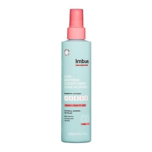 Image of Imbue Curl Inspiring Conditioning Leave In Spray - Vegan and Curly Girl Compliant, 200ml