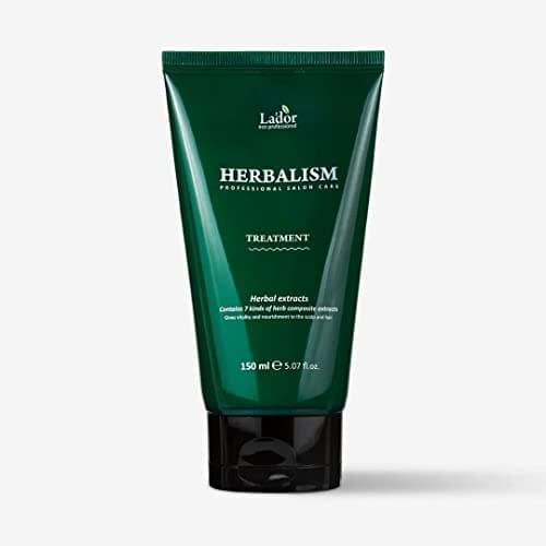 Image of LA'DOR Herbalism Hair Treatment 150ml Hair Mask Regenerating Hair Treatment With 7 types of Herbal Extracts and 20 Types of Amino Acids Nourish Damaged and Frizzy Hair