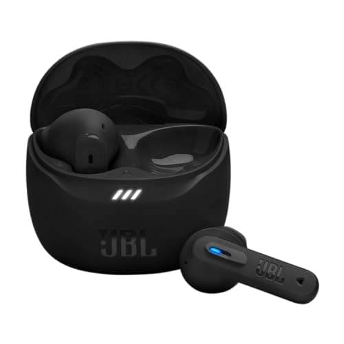 Image of JBL Tune Flex 2, Wireless Noise Cancelling Bluetooth Earbuds with 48h Playtime, IP54 Water and Dust Resistant, Multi-Point Connection, Ergonomic Design, Open-Back Stick Design, Black