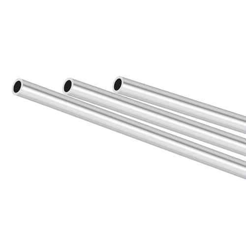 Image of MACHSWON 3Pcs 6063 Aluminum Round Tube 7mm OD 5mm ID 300mm Length Seamless Straight Pipe Tubing for Home Industry DIY Crafts