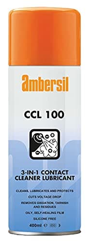Image of Ambersil 31889 CCL 100-3 in 1 Contact Cleaner Lubricant - 400ml 3 Pack