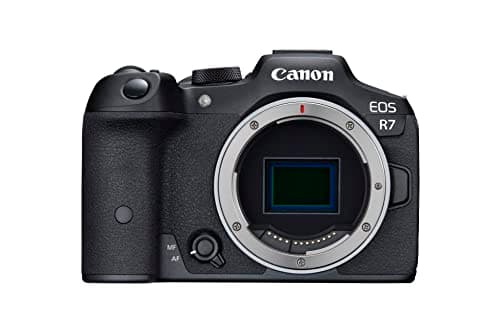 Image of Canon EOS R7 Body - 32.5 MP APS-C CMOS Sensor - Dual Pixel CMOS AF II - In-Camera Compositing - UVC/UAC Compatible