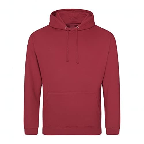 Image of COOZO Unisex College Hoodie - Brick Red - XL