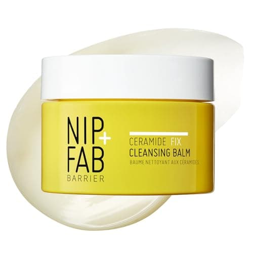 Image of Nip+Fab Ceramide Fix Cleansing Balm, Gentle Makeup Remover & Skin Restorer, With Pseudoceramides, Squalane, Niacinamide, Fragrance-Free, Vegan, Cruelty-Free, Made in the UK