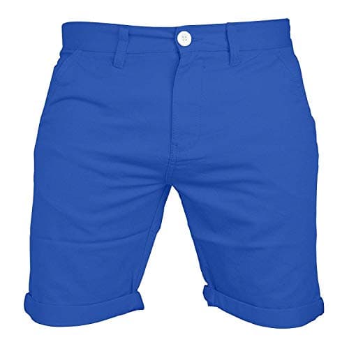 Image of westAce Mens Chino Shorts Casual 100% Cotton Cargo Combat Royal Blue 34
