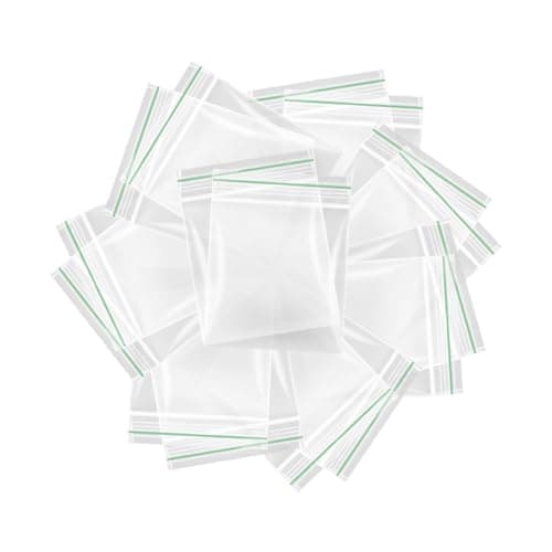 Image of QBL® Gripseal Bags (40 x 40mm) Durable Zip Lock | Versatile Small Clear Resealable Bags for Food Storage, Jewelry, DIY,Household and More Grip Seal Plastic Multipurpose Storage Bags Value Pack