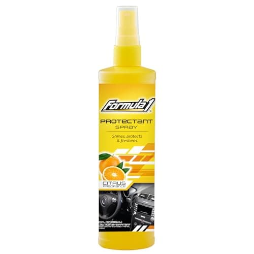Image of Formula 1 Protectant Spray 295ml – Citrus Fragrance – Shines, Protects & Freshens – UV Protection for Dashboards, Vinyl, Rubber & Plastic – Easy-to-Use Interior Car Cleaner