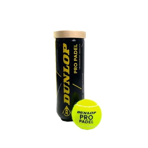 Image of DUNLOP Pro Padel - Padel balls for competitions and tournaments (1x3 can), Yellow