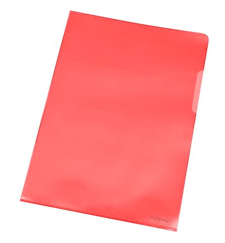 Image of Q-Connect A4 Cut Flush Folder - Red (Pack of 100)