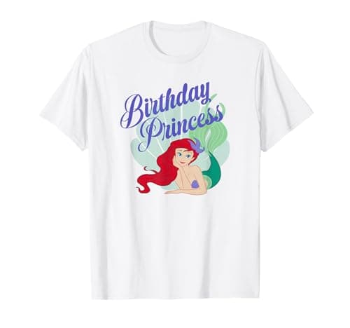 Image of Disney The Little Mermaid Ariel Birthday Princess Vintage T-Shirt